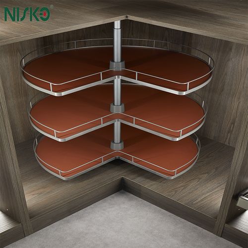 最新の企業 ソリューションについて 3階建ての回転式衣類ラックを使って クローゼットのコーナーを最大限に活用します