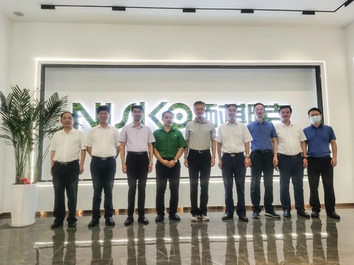 Latest company news about NISKO Expresses Gratitude: Hubei Government Leaders at All Levels Visit Hubei Industrial Park for Inspection