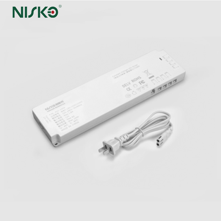 100W 60W Wardrobe LED Light Power Supply 12V DC Multi-port Output Power ...