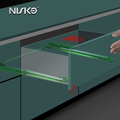 Giá tốt. Telescopic ẩn ngăn kéo Runner Slide đẩy mở kẽm mạ trực tuyến