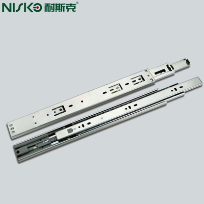 Harga yang bagus Stainless Steel Soft Closing Ball Bearing Slide Full Extension 45mm on line