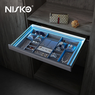 Good price Pull out Jewellery Organizer Drawer with Led Light online