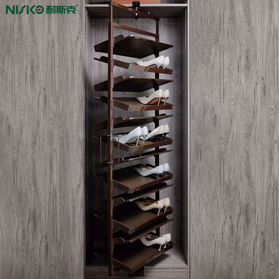 Good price Wardrobe Rotating Vertical Cabinet Shoes Rack Basket online