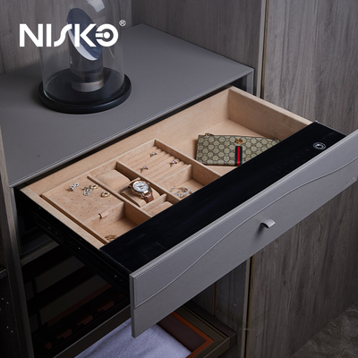 Good price Pull out Safe Box Organizer with Fingerprint Lock Drawer in Wardrobe online