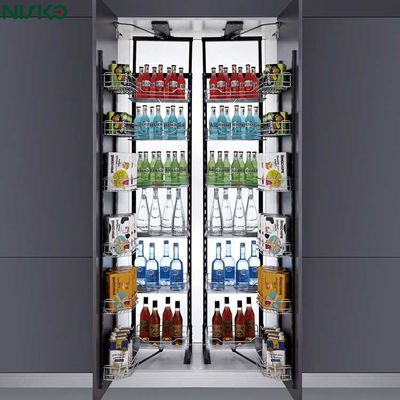 İyi bir fiyat. Çekme Kiler Tel Uzun Ünite Sürgülü Mutfak Çekmece Sepetleri 6 Kat çevrimiçi