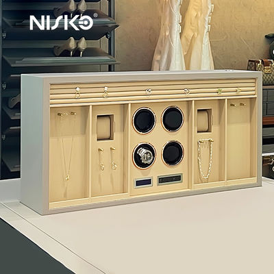 Guter Preis PVC-Leder Kleiderschrank Schrank Zubehör Elektrische Hebe-Schmuckschatulle Online