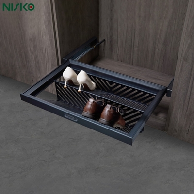 Good price Wardrobe Hidden Shoe Storage Rack Pull Out with Soft Close online