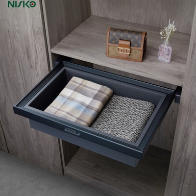 Good price Pull out Wardrobe Accessories Storage Box Clothes Drawer Basket  online