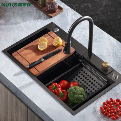 Good price Stainless Steel Double Bowl Washing Kitchen Sink Hand Made online