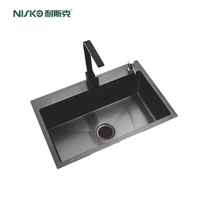 Good price Undermount Single Bowl Sink Kitchen Washing Basin With Spray Faucet online