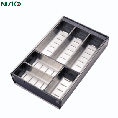 Giá tốt. SUS304 Đồ dùng bếp Tray Organizer 65mm Độ cao chống rỉ sét trực tuyến