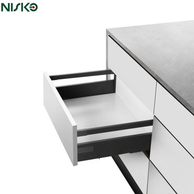 Good price Slide Cabinet Soft Closing Slim Tandem Box Drawer With Single Square Rod online