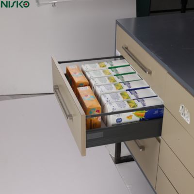 Bon prix Draguer de meubles de cuisine à fermeture douce et mince en  avec un seul bâton rond en ligne