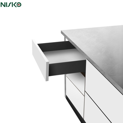 Harga yang bagus Rel Rel Laci Furnitur  dengan Penutup Lembut Dinding Ganda on line