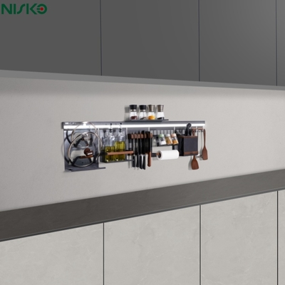 Good price Multipurpose Kitchen Hanger Storage Rack Wall Mount Seasoning Bottle online