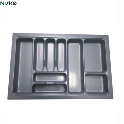 Good price Plastic Kitchen Cutlery Tray Universal Utensil Drawer Organiser BPA Free online