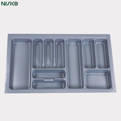 Good price Universal Cutlery Tray Storage Box Kitchen Silverware Utensil Insert Storage Organizer online