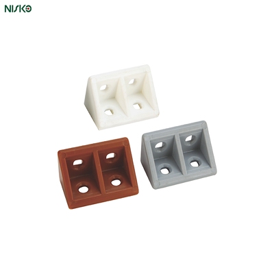 Giá tốt. Tủ đầu nối góc nhựa phụ kiện nhẹ với các lỗ khoan trước trực tuyến