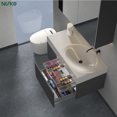 Guter Preis Küchen- und Badezimmer-Schrankauszugskorb mit Soft-Close-Funktion, Schublade, Speisekammer-Organizer Online