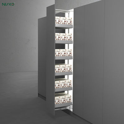 قیمت خوب Multi-Tier Pull-Out Cabinet Drawer Basket Pantry Organizer Kitchen Storage Solution آنلاین