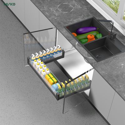 Bom preço Cesto de cozinha e de lavanderia de embalagens de limpeza on-line