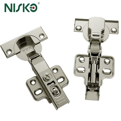 Good price 2D Hydraulic Cabinet Door Hinges Fix Hinges Soft Closing for Bedroom Wardrobe online