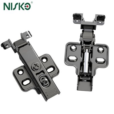 Bon prix 2D douce fermeture hydraulique porte de cadre en aluminium charnière fixe pour armoire de cuisine en ligne