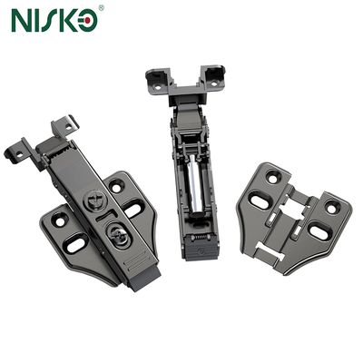 Dobra cena. Zawias do szafki 2D Soft Close Czarny Nikiel, Clip On, Hydrauliczny, do drzwi z ramą aluminiową w Internecie