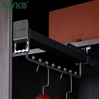 Giá tốt. Soft Close Top Mounting Clothes Hanging Rack 8 Balls Tủ quần áo quần áo nhà trực tuyến
