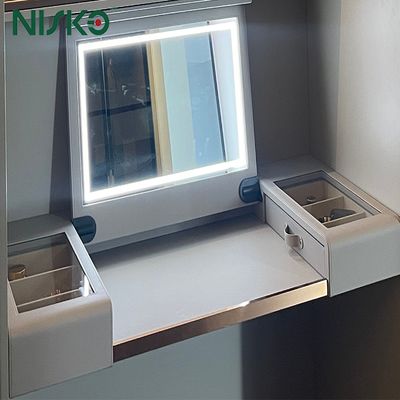 Guter Preis Verborgenes Make-up Klapptisch Spiegel Schmuck Organisator für Schrank Schlafzimmer Online