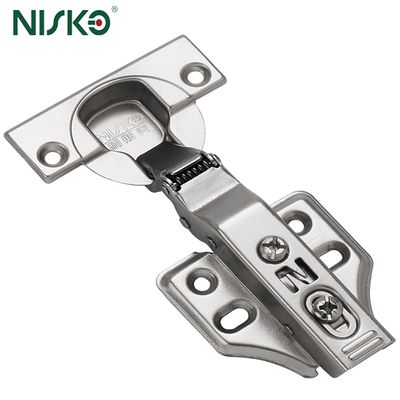 Bon prix Charnières de porte d'armoire à fermeture amortie hydraulique 2D, charnières à clipser pour chambre à coucher et garde-robe en ligne