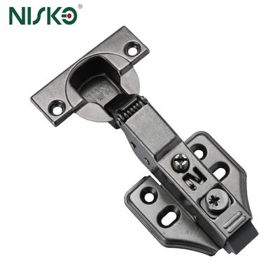 Goede prijs 2D Soft-sluitende hydraulische kastdeurscharnieren Garderobe Clip-on Scharnier Voor Houten Deur online