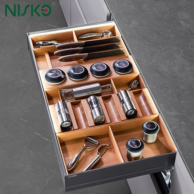 Guter Preis Multipurpose -Auszug Castlery und Utensileblett verstellbarer Küchenorganisator Online