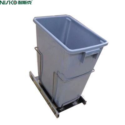 Good price Kitchen Single-Layer Waste Bin Pull Out Soft Closing Under Mount Trash Bin online