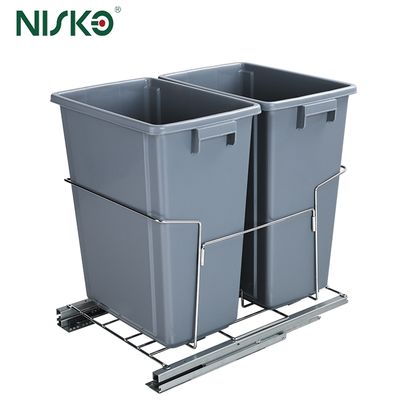Buon prezzo Pattumiera estraibile per mobili da cucina Pattumiera per accessori domestici con montaggio inferiore Pattumiera per accessori domestici in linea