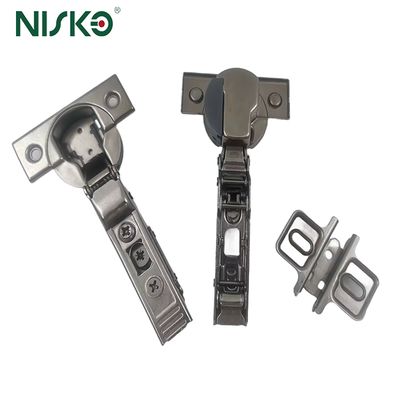 İyi bir fiyat. 35mm Clip On Yumuşak Kapatma Hinge 3D Düzenlenebilir Demir Flap Hinge Mutfak Dolabı Kapı Hinge çevrimiçi