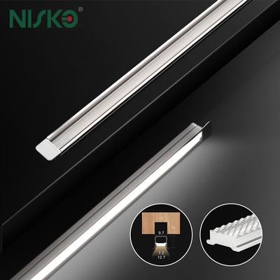 Harga yang bagus Lampu Lemari Linear Tersembunyi Lampu LED Strip Bar Rak Dapur Lampu untuk Rak Buku Kamar Mandi on line