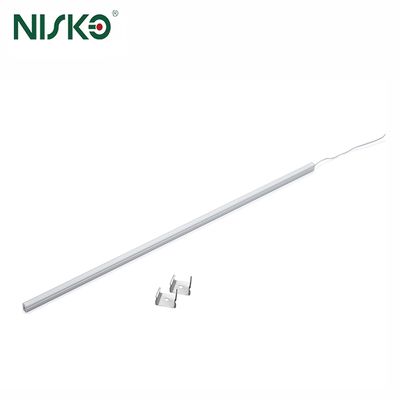 Buen precio Tira de luz LED incorporada, iluminación de sala de estar con barra de luz de estante con ranura de aluminio montada en superficie en línea