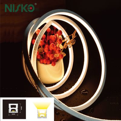 Buon prezzo Lampada a nastro flessibile per barra luminosa da interni tagliabile con striscia in silicone DC12V COB LED per uso domestico in linea