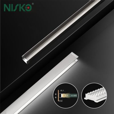 ราคาดี กระจกบางเฉียบ LED Strip Light อลูมิเนียมโปรไฟล์เชิงเส้นภายใต้แถบไฟตู้ ออนไลน์