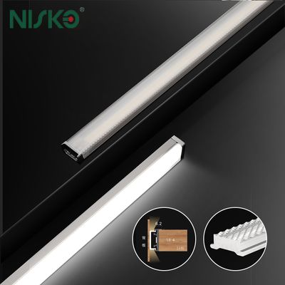 좋은 가격 매우 좁은 DC 12V LED 캐비닛 조명 매립형 알루미늄 프로파일 옷장 조명 스트립 온라인으로