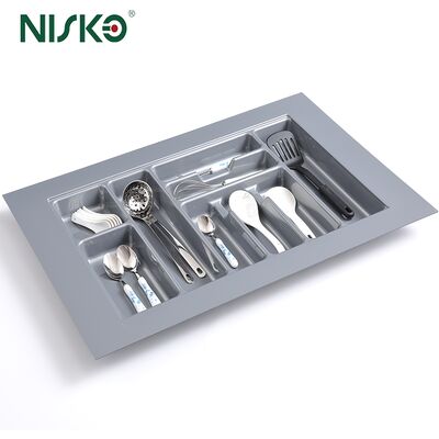 Buon prezzo Organizzatore Posate per Cassetto Argento Vassoio Portaposate Contenitore Cucina Soluzioni di Stoccaggio in linea