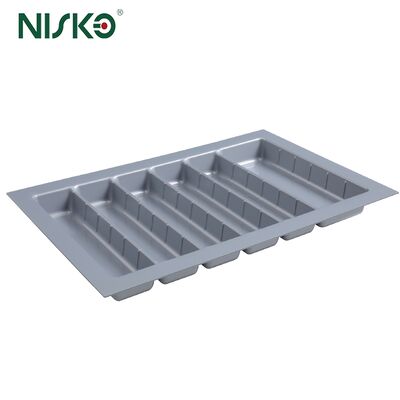 Buen precio Kitchen Cultery Tray Insert Drawer Silverware Storage Organizer For Soft Close Box en línea