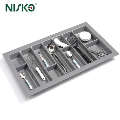 Good price Kitchen Cutlery Tray Organiser Sliverware Rack Holder Drawer Insert For Knives Forks online