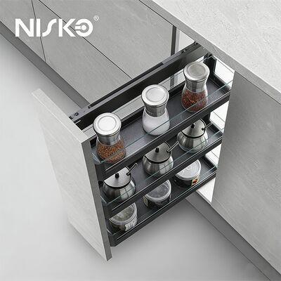 8 Griglie Portaspezie Organizzatore per armadio Scaffali per spezie Utensili per dispensa Cucina Barattolo di condimenti Organizzatore di spezie nel cassetto  15