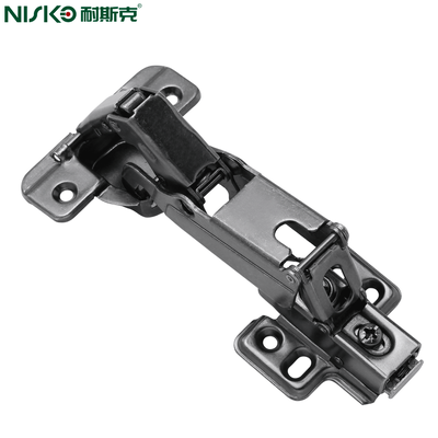 Good price NISKO Matte Black Soft Close Cabinet Hinge 165 Degree Hydraulic Damping Hinge with Adjustable Mounting Plate for Kitchen and Furniture Cabinets Heavy Duty Rust Resistant Steel Hardware 35mm Cup online